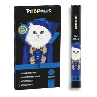 TAİL PAWS HAZEL FİSH CREAM 15*5GR KEDİ ÖDÜL MAMASI